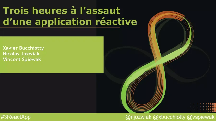 Devoxx 2015 - Trois heures à l’assaut d’une application réactive